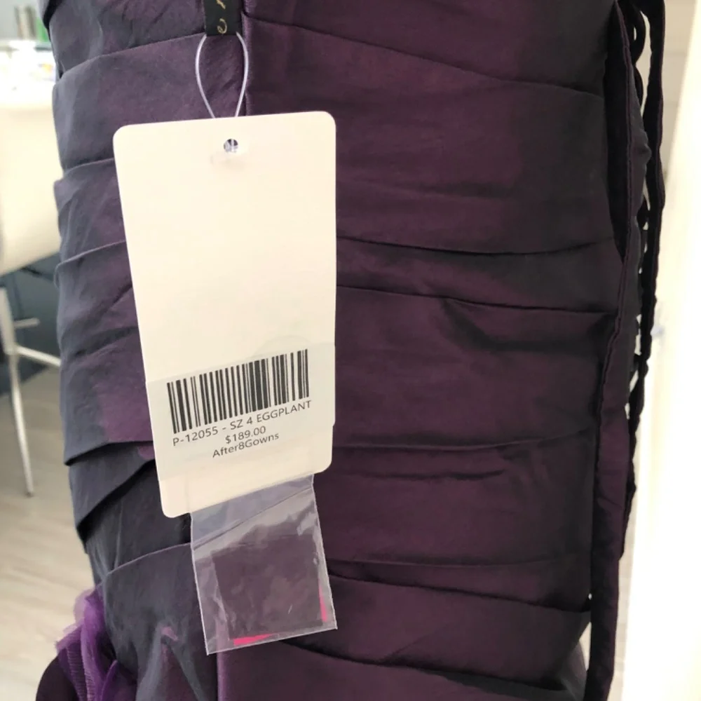 Eggplant Vertical Ruffles - Picture 7 of 14